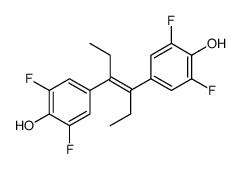 3,5,3',5'-tetrafluorodiethylstilbestrol结构式