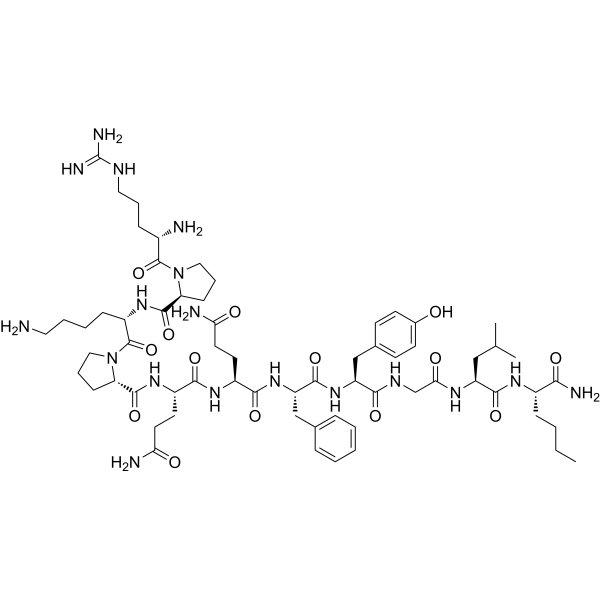 [Tyr8,Nle11] Substance P结构式