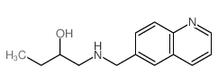 2-Butanol,1-[(6-quinolinylmethyl)amino]- structure