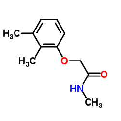 Acetamide, 2-(2,3-dimethylphenoxy)-N-methyl- (9CI) Structure