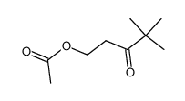 1-acetoxy-4,4-dimethyl-pentan-3-one结构式