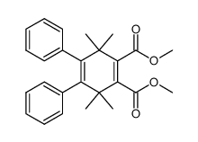 Dimethyl 4,5-diphenyl-3,3,6,6-tetramethylcyclohexa-1,4-diene-1,2-dicarboxylate Structure