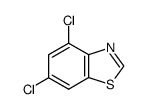 4,6-二氯苯并噻唑结构式