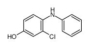 4-anilino-3-chlorophenol Structure