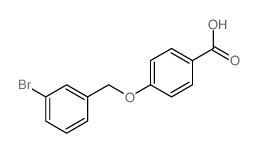 4-[(3-Bromobenzyl)oxy]benzoic acid Structure