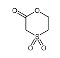 4,4-dioxo-1,4-oxathian-2-one Structure