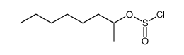 (+/-)-chlorosulfinic acid-(1-methyl-heptyl ester) Structure