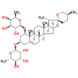 山麦冬皂苷B结构式