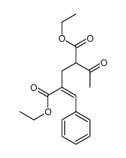 diethyl 2-acetyl-4-benzylidenepentanedioate结构式