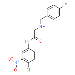 N-(4-CHLORO-3-NITROPHENYL)-2-[(4-FLUOROBENZYL)AMINO]ACETAMIDE picture