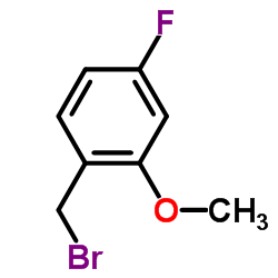 1-(Bromomethyl)-4-fluoro-2-methoxybenzene Structure