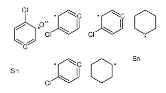 [bis(4-chlorophenyl)-cyclohexylstannyl]oxy-bis(4-chlorophenyl)-cyclohexylstannane Structure