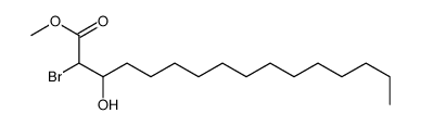 methyl 2-bromo-3-hydroxyhexadecanoate Structure