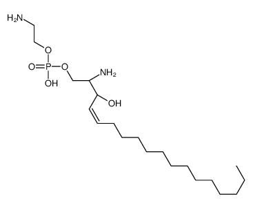 D-erythro-sphingosyl phosphoethanolamine Structure