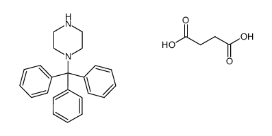 N-trityl piperazine succinate Structure