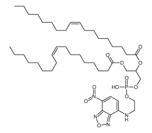 N-(7-nitro-2,1,3-benzoxadiazol-4-yl)dioleoylphosphatidylethanolamine结构式