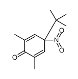 4-tert-butyl-2,6-dimethyl-4-nitrocyclohexa-2,5-dien-1-one Structure