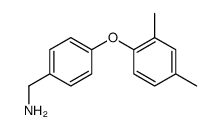 4-(2,4-dimethylphenoxy)benzylamine Structure