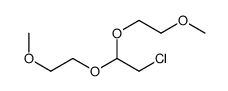 2-chloro-1,1-bis(2-methoxyethoxy)ethane structure