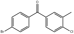 4-Bromo-4'-chloro-3'-methylbenzophenone Structure