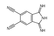 1-amino-3-iminoisoindole-5,6-dicarbonitrile结构式