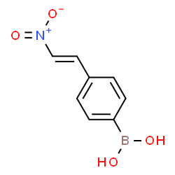 4-(2-Nitrovinyl)phenylboronic Acid Structure