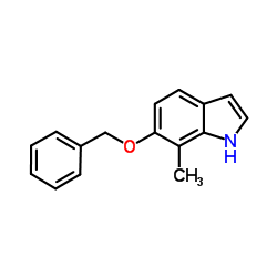 6-(Benzyloxy)-7-methyl-1H-indole Structure