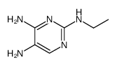 Pyrimidine,4,5-diamino-2-ethylamino- (6CI) Structure