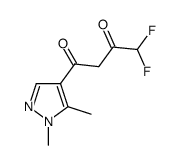 1-(1,5-DIMETHYL-1H-PYRAZOL-4-YL)-4,4-DIFLUORO-BUTANE-1,3-DIONE picture