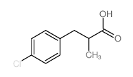 3-(4-CHLORO-PHENYL)-2-METHYL-PROPIONIC ACID结构式