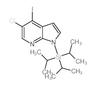 5-氯-4-碘-1-(三异丙基硅烷基)-1H-吡咯并[2,3-b]吡啶图片