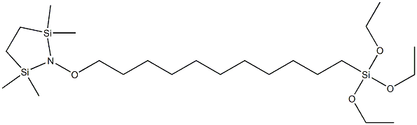 2,2,5,5-Tetramethyl-1-((11-(Triethoxysilyl)Undecyl)Oxy)-1,2,5-Azadisilolidine structure