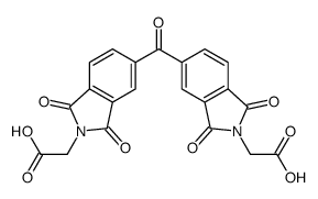 2-[5-[2-(carboxymethyl)-1,3-dioxoisoindole-5-carbonyl]-1,3-dioxoisoindol-2-yl]acetic acid结构式