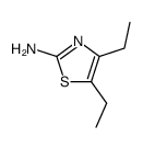 2-Thiazolamine,4,5-diethyl- Structure