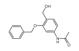 N-(3-(benzyloxy)-4-(hydroxymethyl)phenyl)acetamide Structure