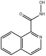 Isoquinoline-1-carboxylic acid hydroxyamide结构式