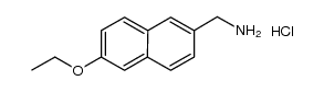 6-ethoxy-2-naphthalenemethanamine hydrochloride Structure