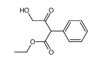 ethyl 4-hydroxy-3-oxo-2-phenylbutanoate Structure