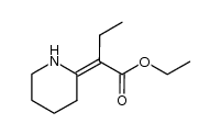 ethyl 2-(piperidin-2-ylidene)butanoate结构式