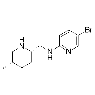 5-Bromo-N-(((2S,5S)-5-methylpiperidin-2-yl)methyl)pyridin-2-amine Structure