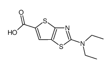 2-Diethylamino-thieno[2,3-d]thiazole-5-carboxylic acid Structure