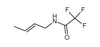 (E)-N-crotyltrifluoroacetamide Structure