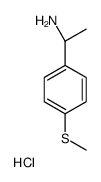 (R)-1-(4-(甲硫基)苯基)乙-1-胺结构式