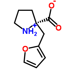 (S)-ALPHA-(2-FURANYLMETHYL)-PROLINE结构式