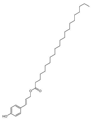 3-(4-hydroxyphenyl)prop-2-enyl docosanoate Structure