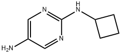 N2-Cyclobutylpyrimidine-2,5-diamine结构式