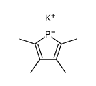 potassium 2,3,4,5-tetramethylphospholide Structure