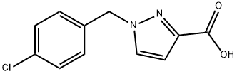 1-(4-chlorobenzyl)-1H-pyrazole-3-carboxylic acid Structure