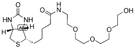 1-BIOTINYLAMINO-3,6,9-TRIOXAUNDECANE-11-OL structure