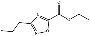 3-Propyl-[1,2,4]oxadiazole-5-carboxylic acid ethyl ester Structure